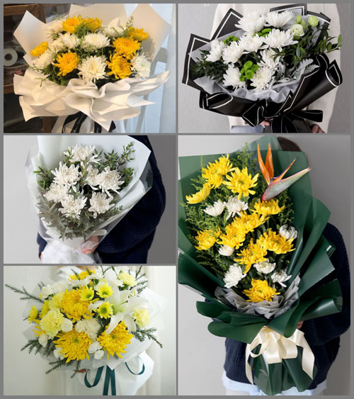 福建福州闽侯县洋里乡茶苑村白事花束代送